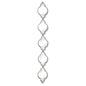 Silver Quarterfoil Decorative Hanging Mirror