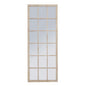 Tall Washed Wood Window Mirror