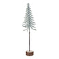 Medium Snowy Spindle Tree In Wood Log