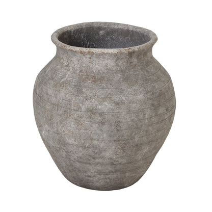 Hellenic Extra Large Old Wall Grey Planter Pot